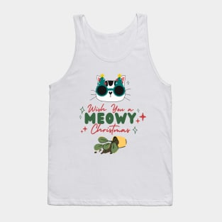 Meow Merry Christmas Tank Top